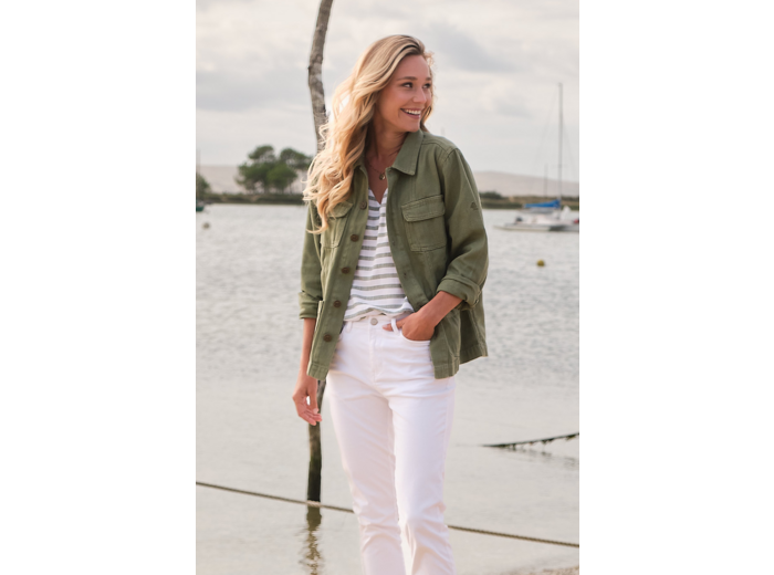 Veste femme en toile Raven