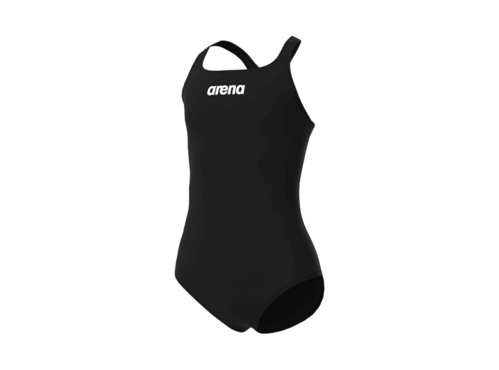 Maillot de bain doublé arena Performance Solid Swim Pro pour filles
