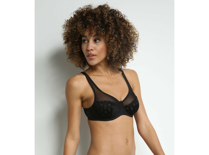 Soutien-gorge avec armatures noir Generous Broderie