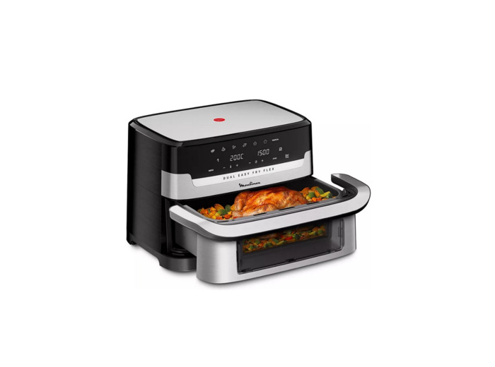Air Fryer Dual Easy Fry Flex Inox