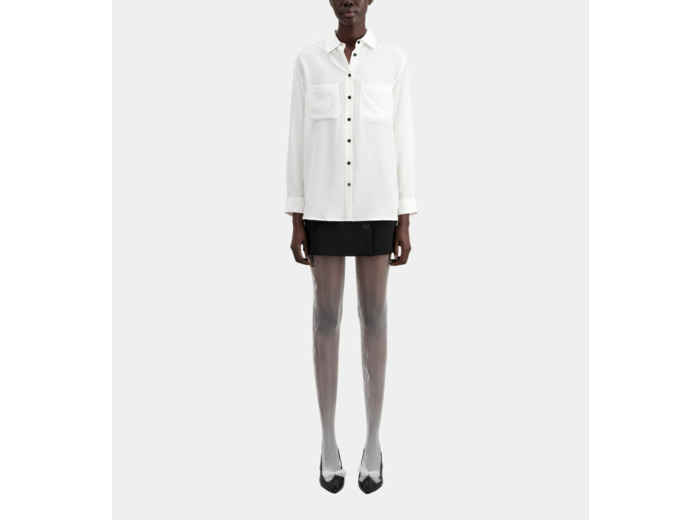 Chemise manches longues ecru