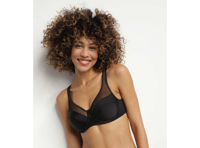 Soutien-gorge emboitant avec armatures noir Generous Dim