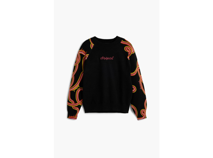Pull À Manches Longues En Tricot – Fille