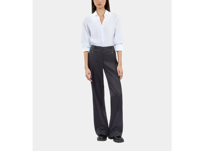 Pantalon Tailleur Bleu Marine navy