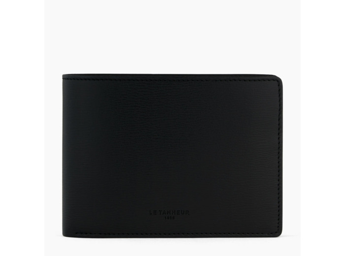 Portefeuille à rabat 2 volets Emile en cuir liégé