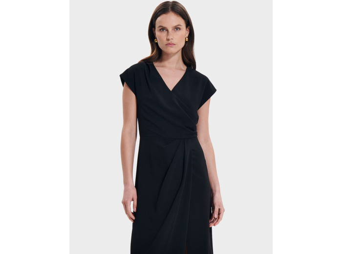 Robe Rang Noir en Polyester