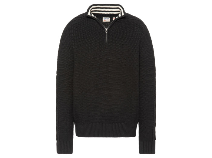Pull camionneur en maille texturée