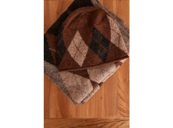 Bonnet HIDAYA en laine et alpaga
