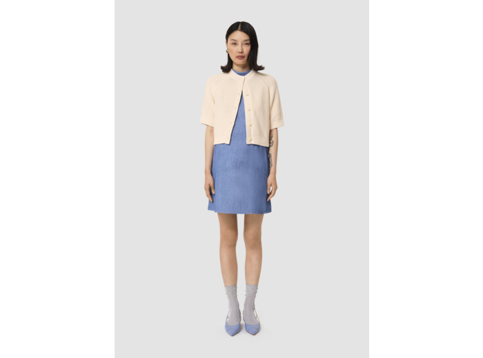 Gilet Gracy écru en coton
