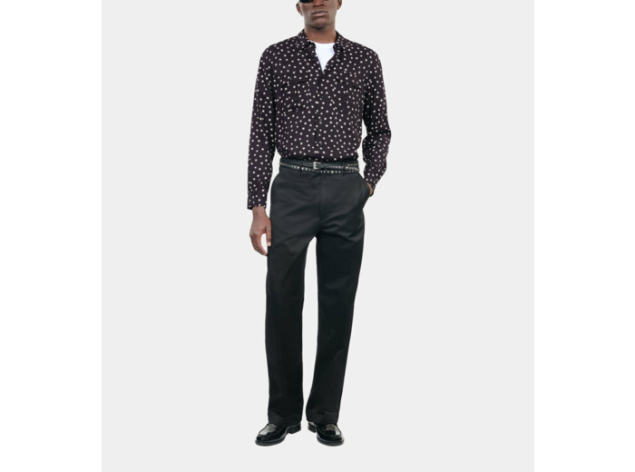 Chemise Imprimée Étoiles black white