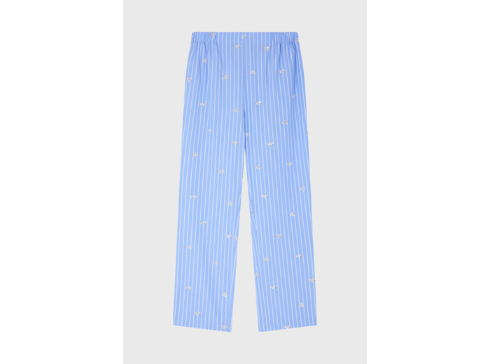 Pantalon rayé à sequins - CATERINA
