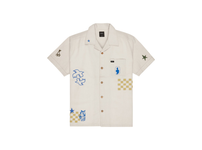 Top Woven RVCA Moonbeam