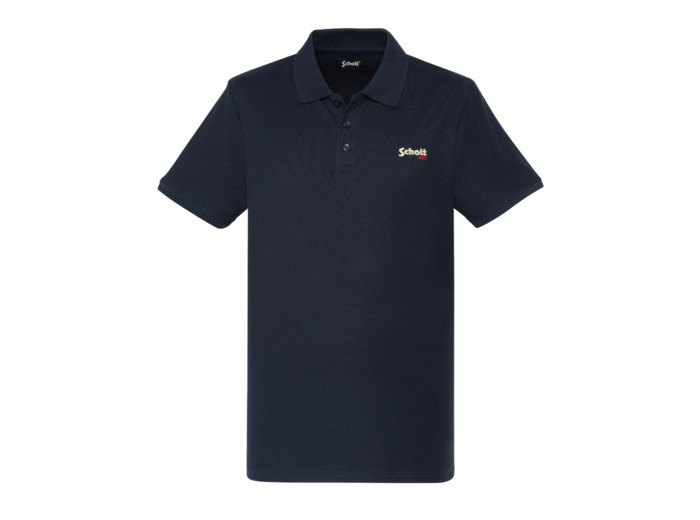 Polo 3 boutons à logo brodé PS0022