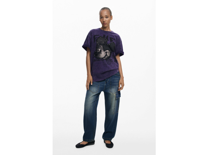 T-Shirt À Manches Courtes En Maille – Femme