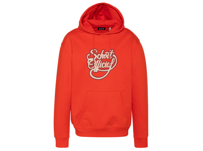 Sweatshirt à capuche imprimé Schott Official