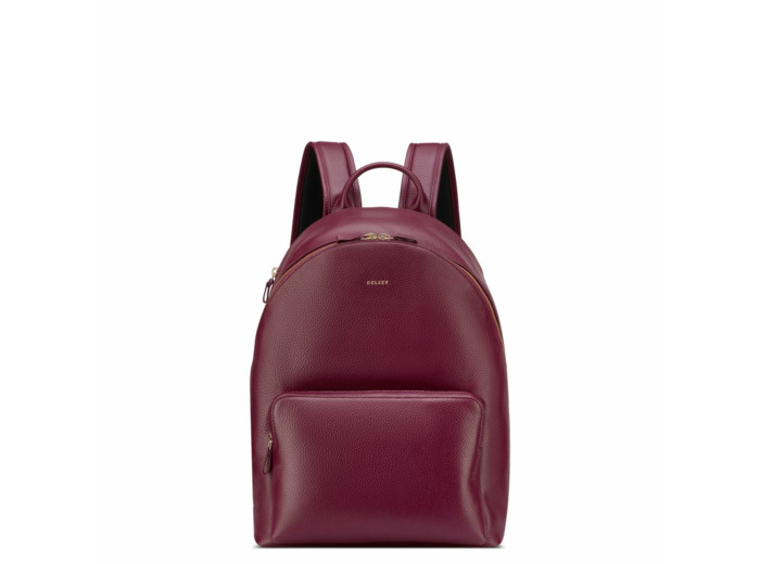 Le cuir graine 2-cpt backpack