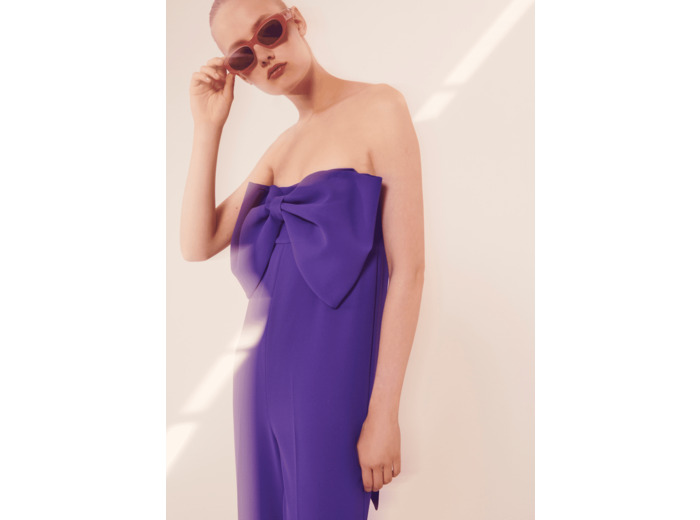 Combinaison Cœur Violet en Polyester