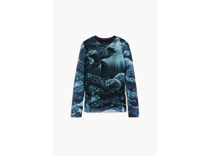 T-Shirt À Manches Longues En Maille – Femme