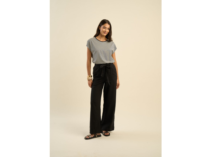 Pantalon jambe large