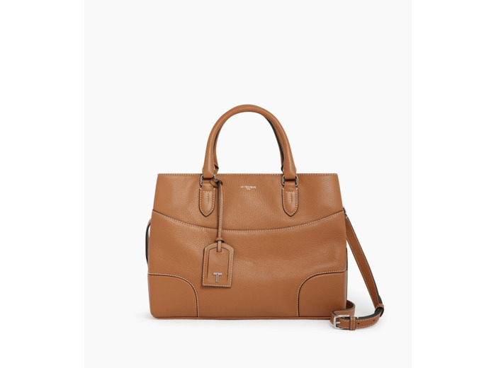 Grand sac à main Romy en cuir grainé