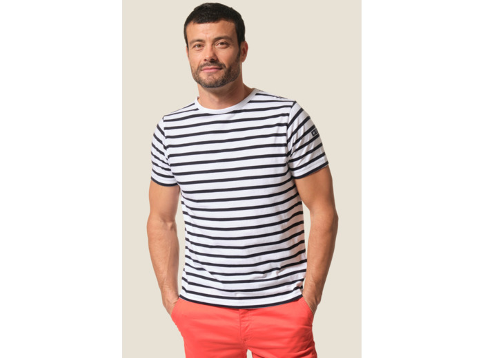 Tee-shirt marinière col rond Bruce