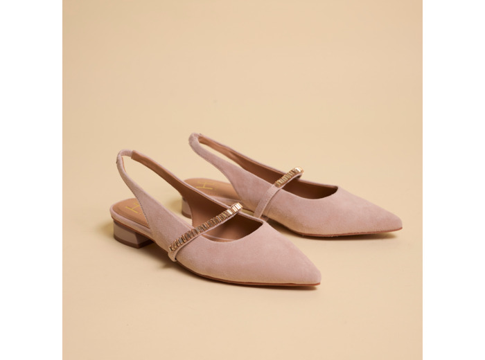 Ballerine Femme Safran Nude
