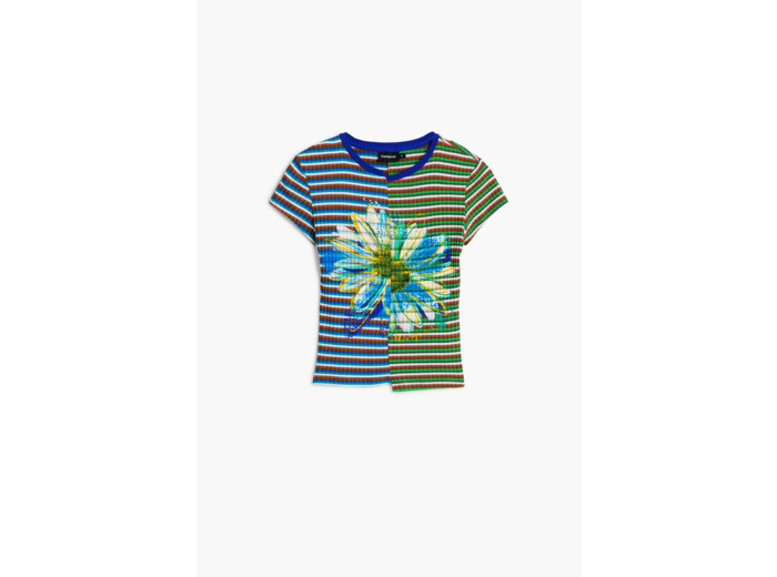 T-Shirt À Manches Courtes En Maille – Femme