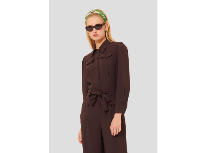 Combinaison Calice Chocolat en Polyester