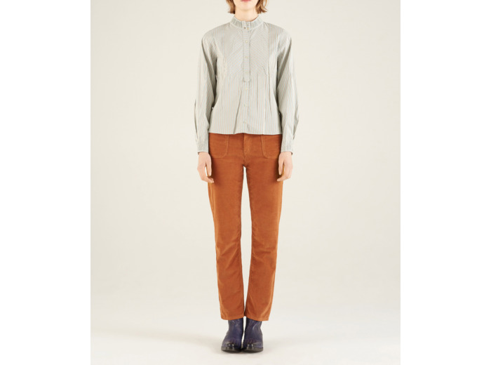 Chemise cafe au lait