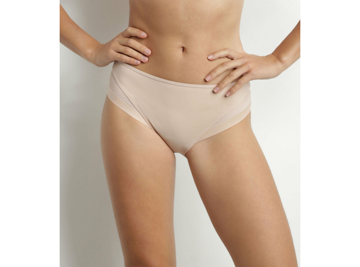 Slip femme en microfibre et tulle new skin Generous de Dim