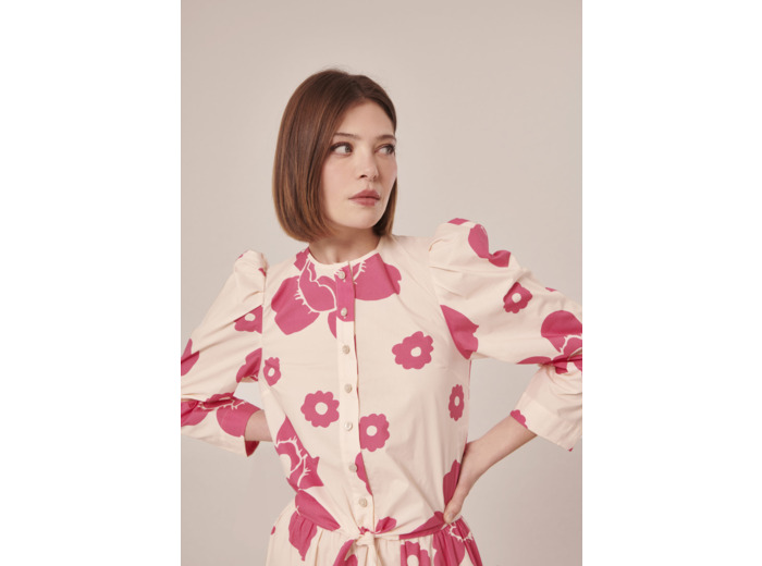 Chemise Cleo Champagne en Coton Équitable