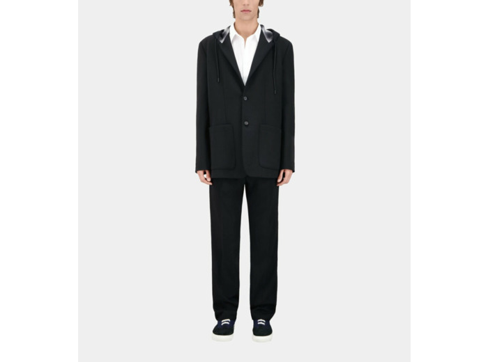 Veste Noire Avec Capuche black