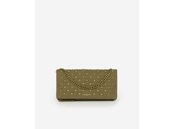 Pochette heritage small en canvas kaki