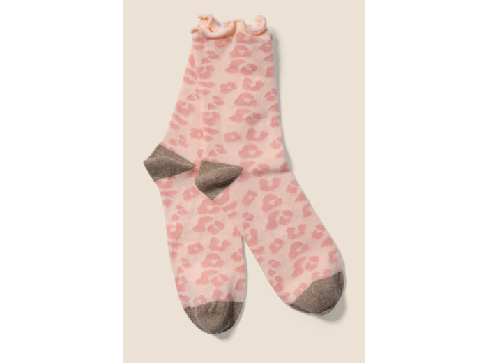 Chaussettes léopard adulte