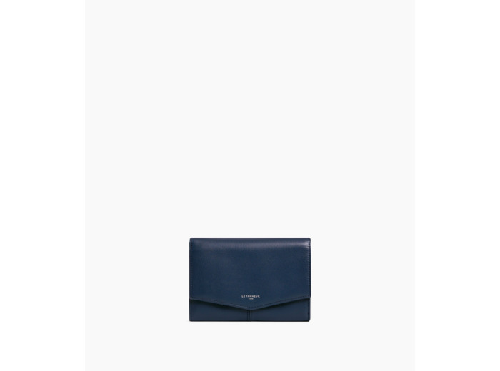 Portefeuille moyen modèle Charlotte en cuir lisse