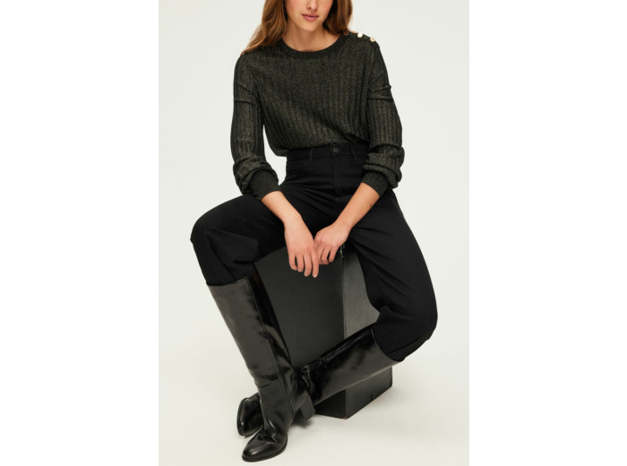 Pull à côtes en lurex - JOIA