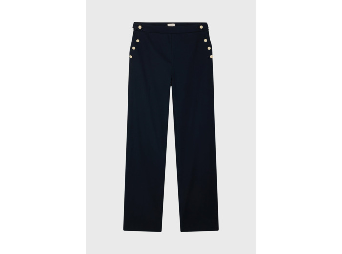 Pantalon droit à pont - CASSANDRA