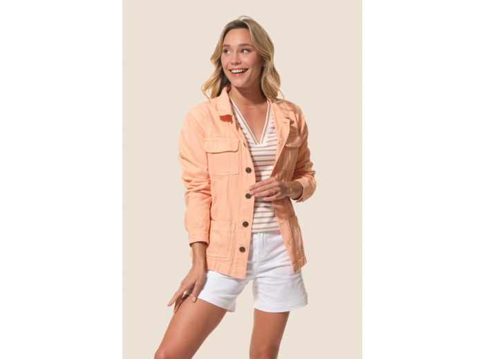 Veste femme en toile Raven