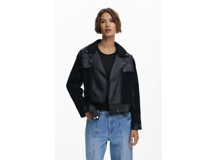 Veste En Similicuir – Femme