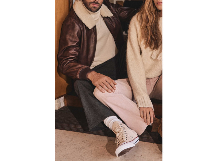 Blouson en cuir unisexe ALEX