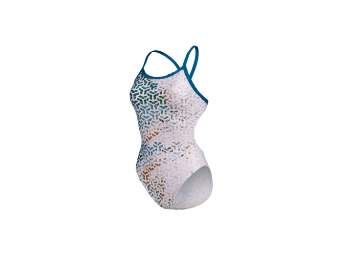 Maillot de bain arena Performance Planet Water Challenge Back pour femmes