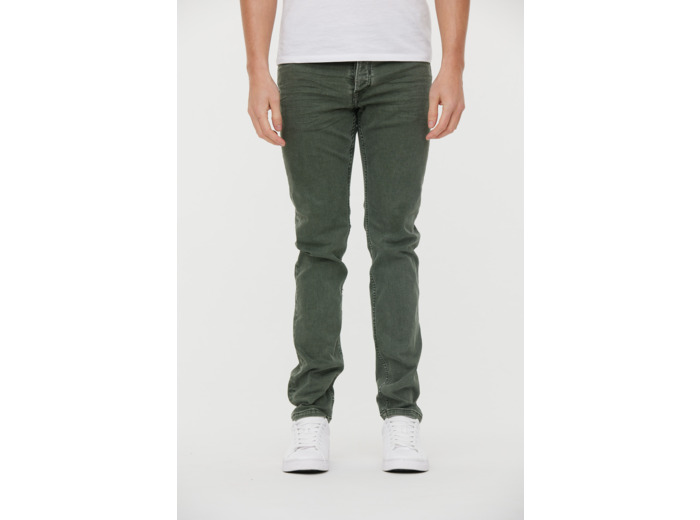 Pantalon straight fit ,taille medium,jambe ajustée