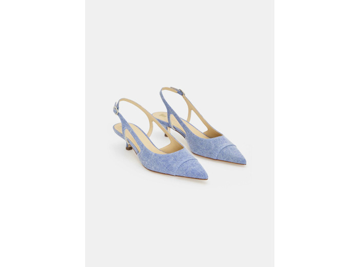 Escarpins Kaia bleus en denim
