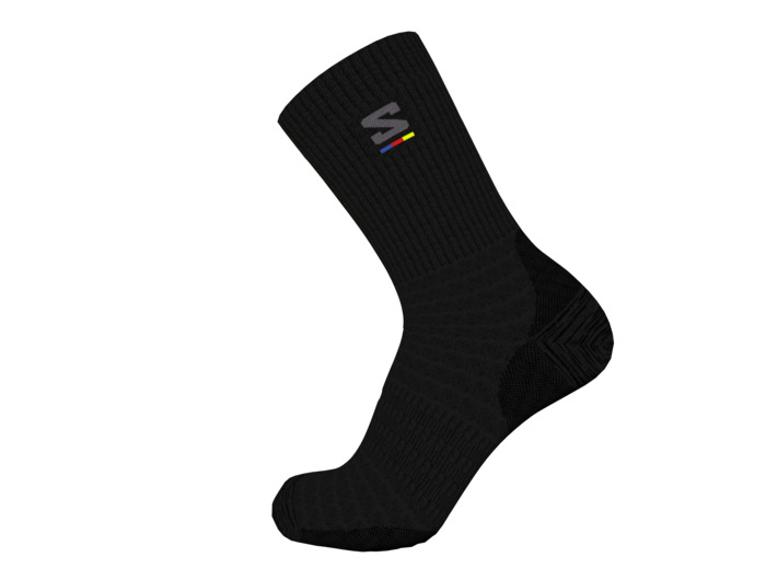 Sunday Smart Crew Black Gray Flannel