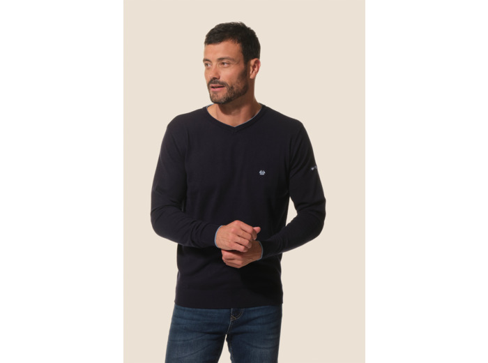 Pull homme col V Watson