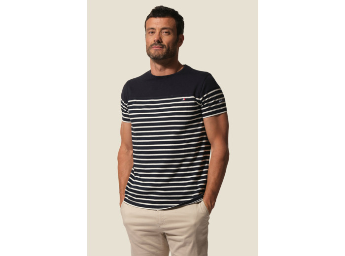 Tee-shirt col rond manches courtes Hiroki
