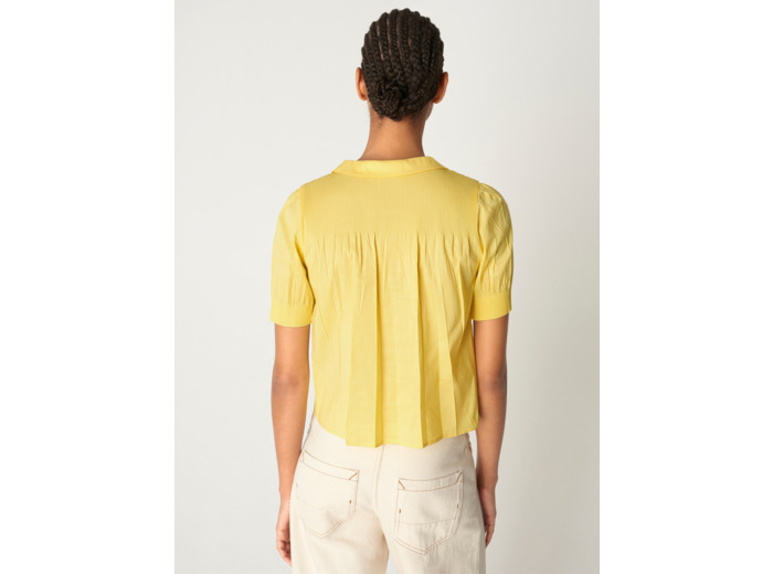Blouse mila poussin