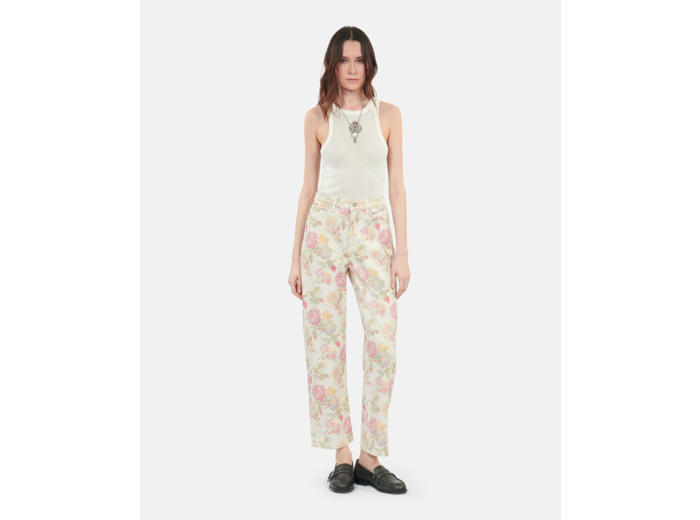 Débardeur écru blason ecru