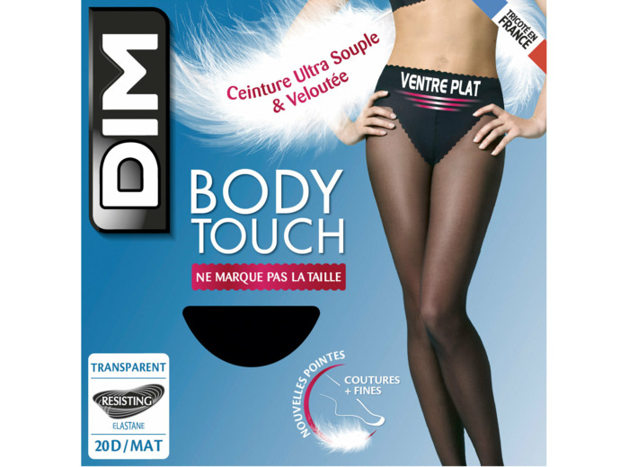 Collant noir Body Touch Ventre Plat 20D