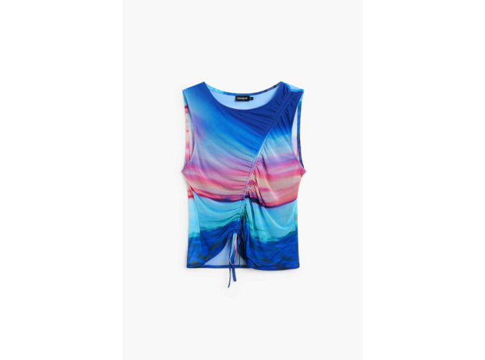 T-Shirt Sans Manches En Maille – Femme